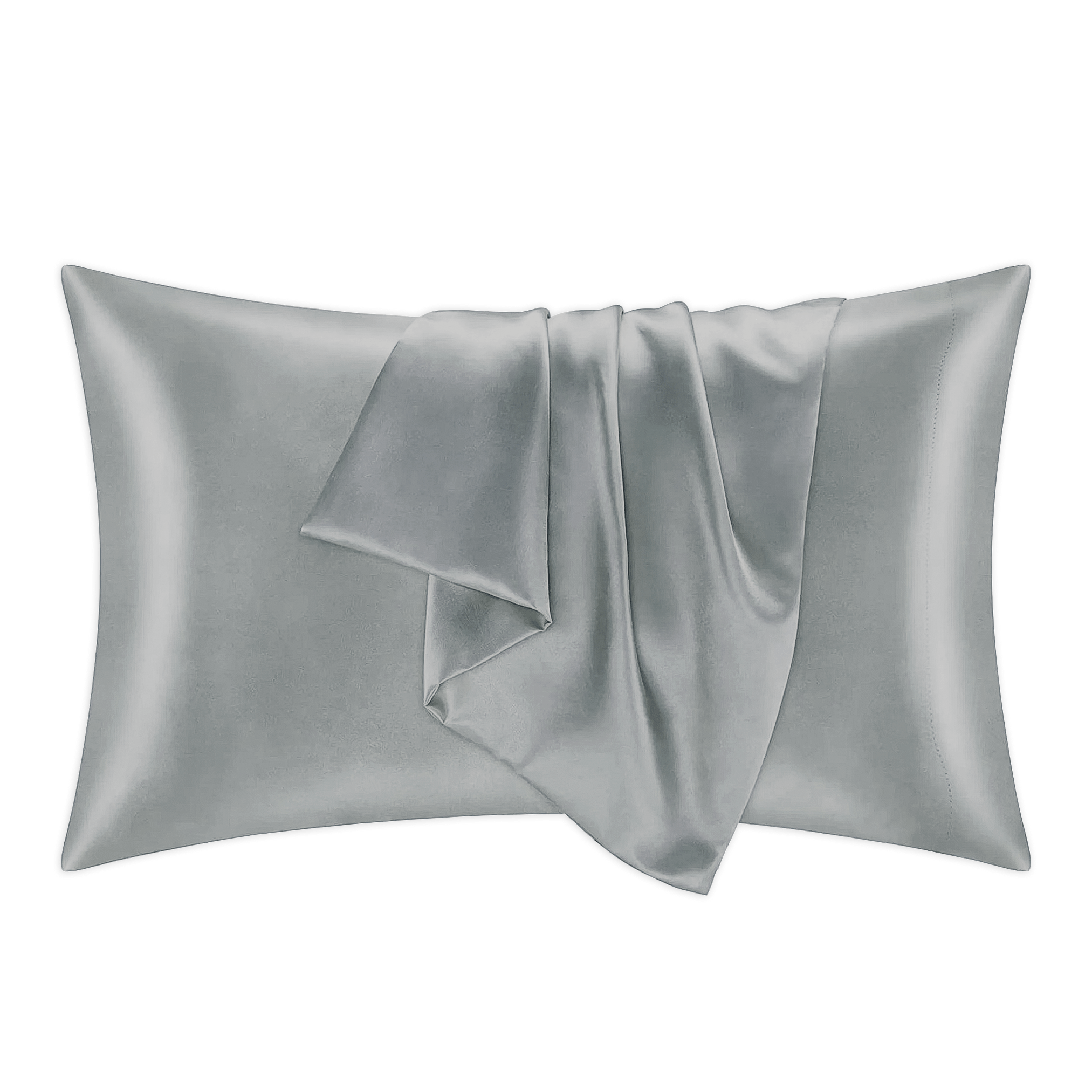 Silver 100% Pure Mulberry Silk Pillowcase - Envelope - NOCHKA
