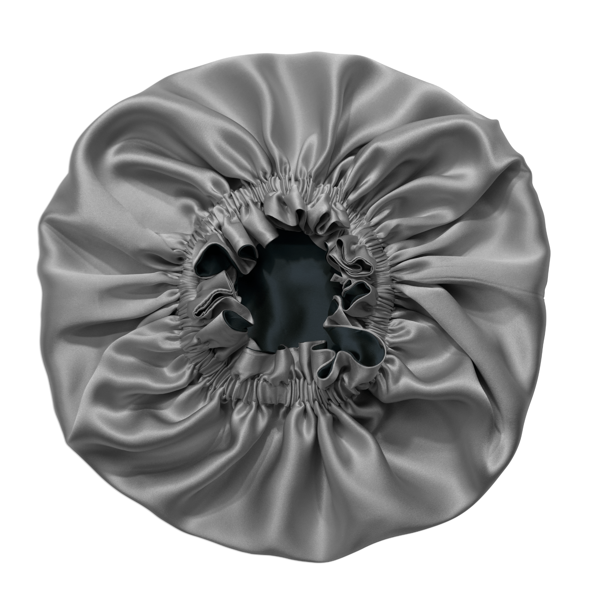Silver & Black Pure Mulberry Silk Bonnet – Reversible & Durable - NOCHKA
