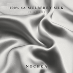 Silver Reversible Bonnet with Ties - NOCHKA
