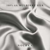 Silver Reversible Bonnet with Ties - NOCHKA
