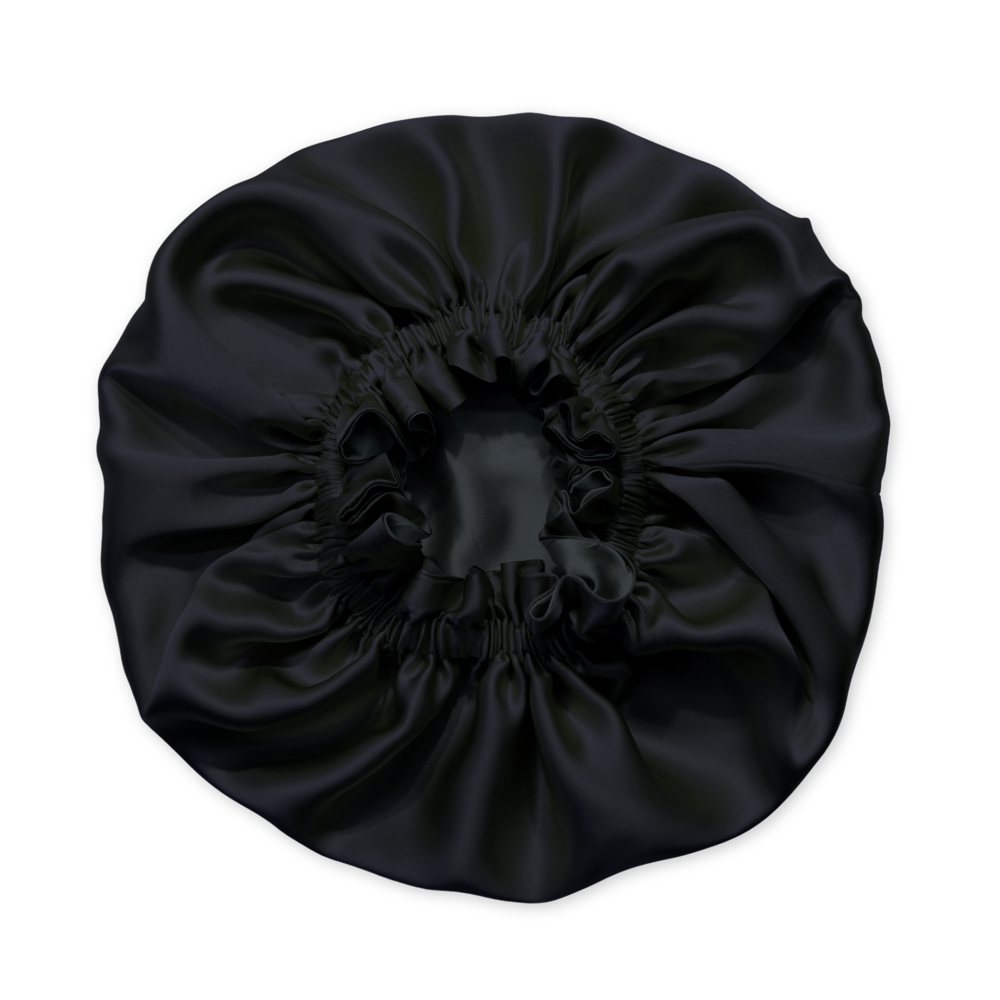 Mulberry Silk Bonnet for Sleeping –100% Silk Reversible 19 Momme Hair Bonnet | Black
