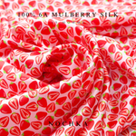 Strawberry Pure Mulberry Silk Bonnet – Reversible & Durable - NOCHKA
