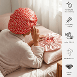 Strawberry Pure Mulberry Silk Bonnet – Reversible & Durable - NOCHKA
