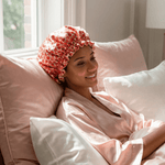 Strawberry Pure Mulberry Silk Bonnet – Reversible & Durable - NOCHKA
