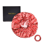Strawberry Pure Mulberry Silk Bonnet – Reversible & Durable - NOCHKA
