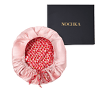 Strawberry Pure Mulberry Silk Medical Bonnet – Reversible & Durable - NOCHKA

