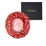 Strawberry Pure Mulberry Silk Medical Bonnet – Reversible & Durable - NOCHKA
