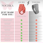 Strawberry Pure Silk Headband - NOCHKA
