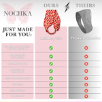 Strawberry Pure Silk Headband - NOCHKA
