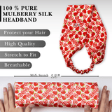 Strawberry Pure Silk Headband - NOCHKA
