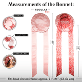 Strawberry Reversible Bonnet with Ties - NOCHKA
