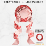 Strawberry Reversible Bonnet with Ties - NOCHKA
