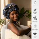 Sun and Moon Pure Mulberry Silk Bonnet – Reversible & Durable - NOCHKA
