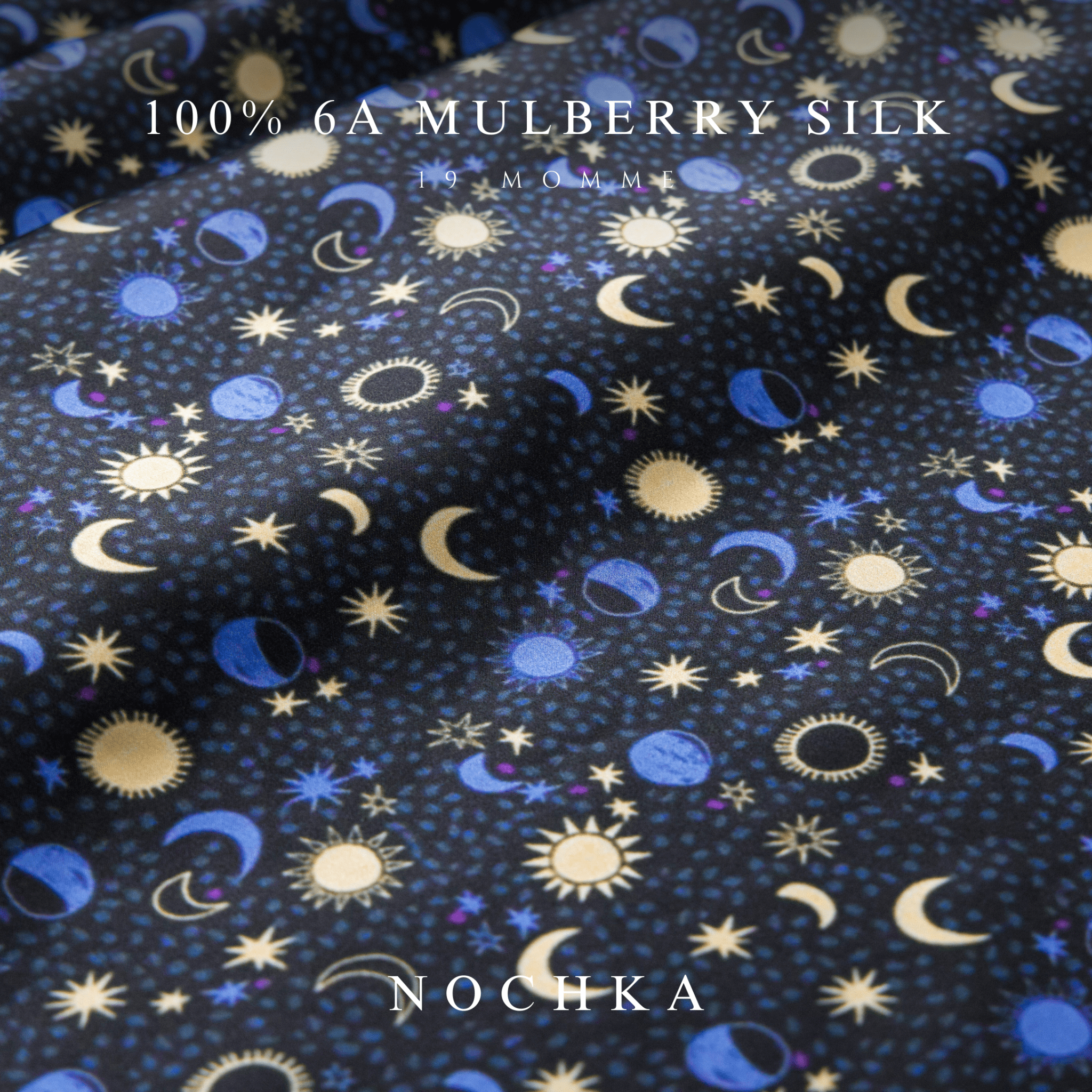 Sun and Moon Pure Mulberry Silk Bonnet – Reversible & Durable - NOCHKA
