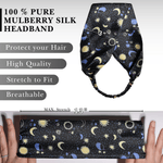 Sun and Moon Pure Silk Headband - NOCHKA
