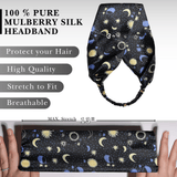 Sun and Moon Pure Silk Headband - NOCHKA

