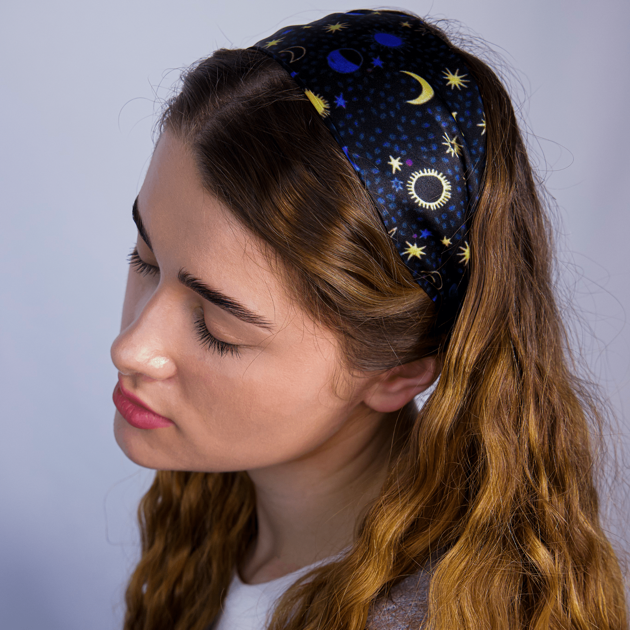 Sun and Moon Pure Silk Headband - NOCHKA

