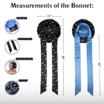 Sun & Moon Pure Mulberry Silk Bonnet – Reversible, Adjustable Fit with Silk Ties - NOCHKA
