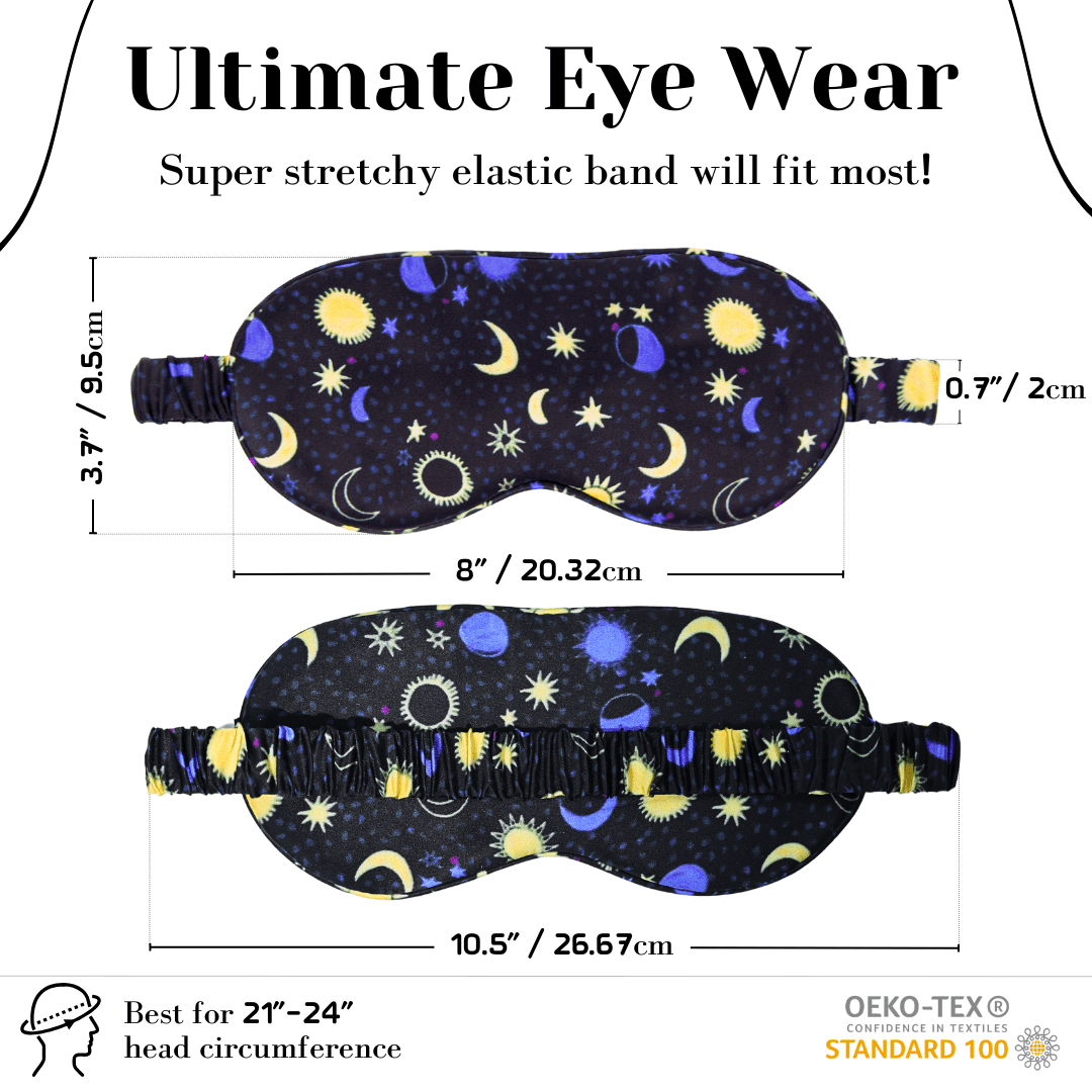Sun & Moon Pure Silk Sleep Mask - NOCHKA
