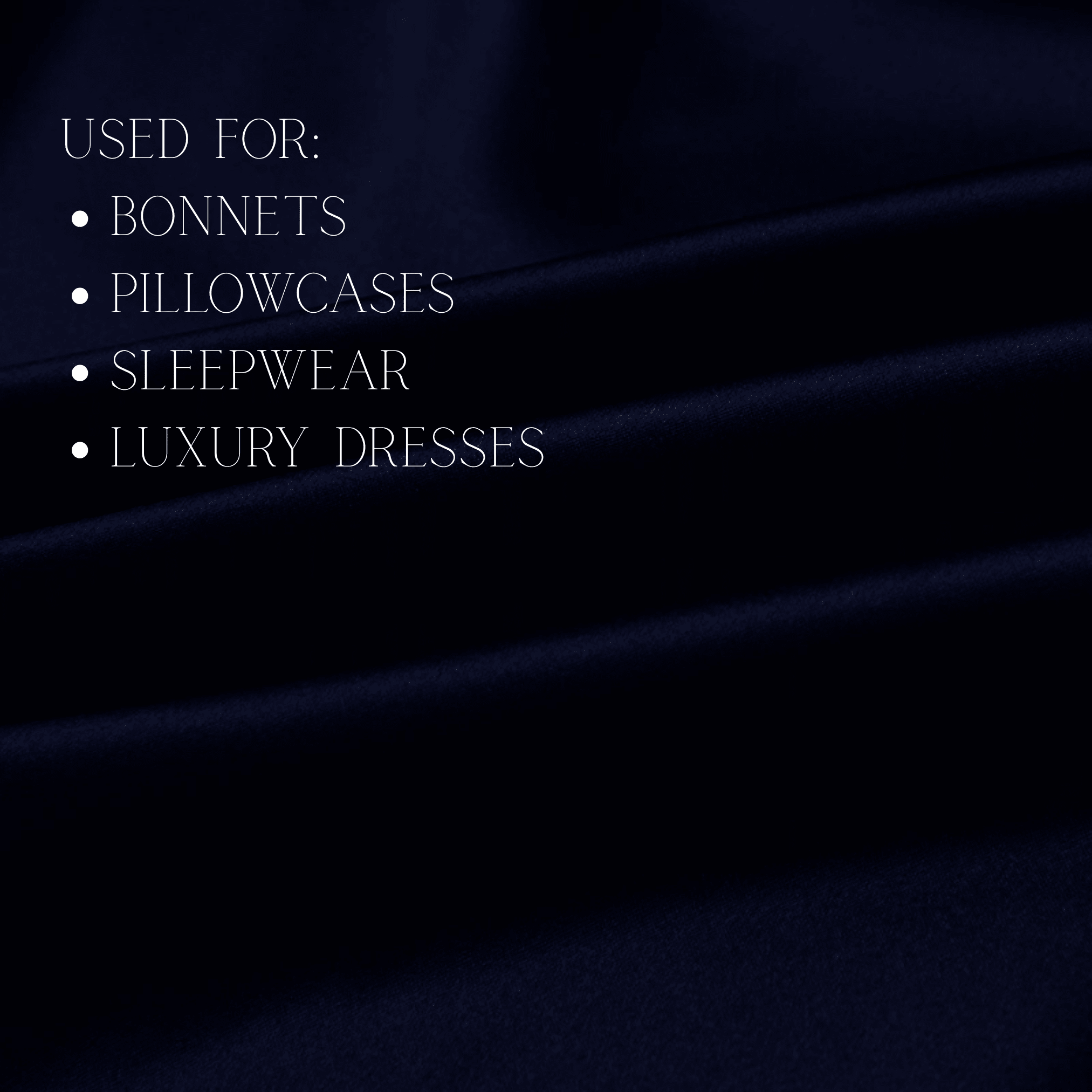 Super Dark Blue 100% Pure Mulberry Silk Fabric 19mm Cut - to - Size Silk Fabric - NOCHKA
