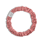 Super Ultra Thin 100% Mulberry Silk Scrunchie - Silver - NOCHKA
