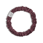 Super Ultra Thin 100% Mulberry Silk Scrunchie - Silver - NOCHKA
