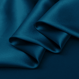 Tapestry Blue 100% Pure Mulberry Silk Fabric 19mm Cut - to - Size Silk Fabric - NOCHKA
