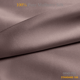 Taupe 100% Pure Mulberry Silk Fabric 19mm Cut - to - Size Silk Fabric - NOCHKA
