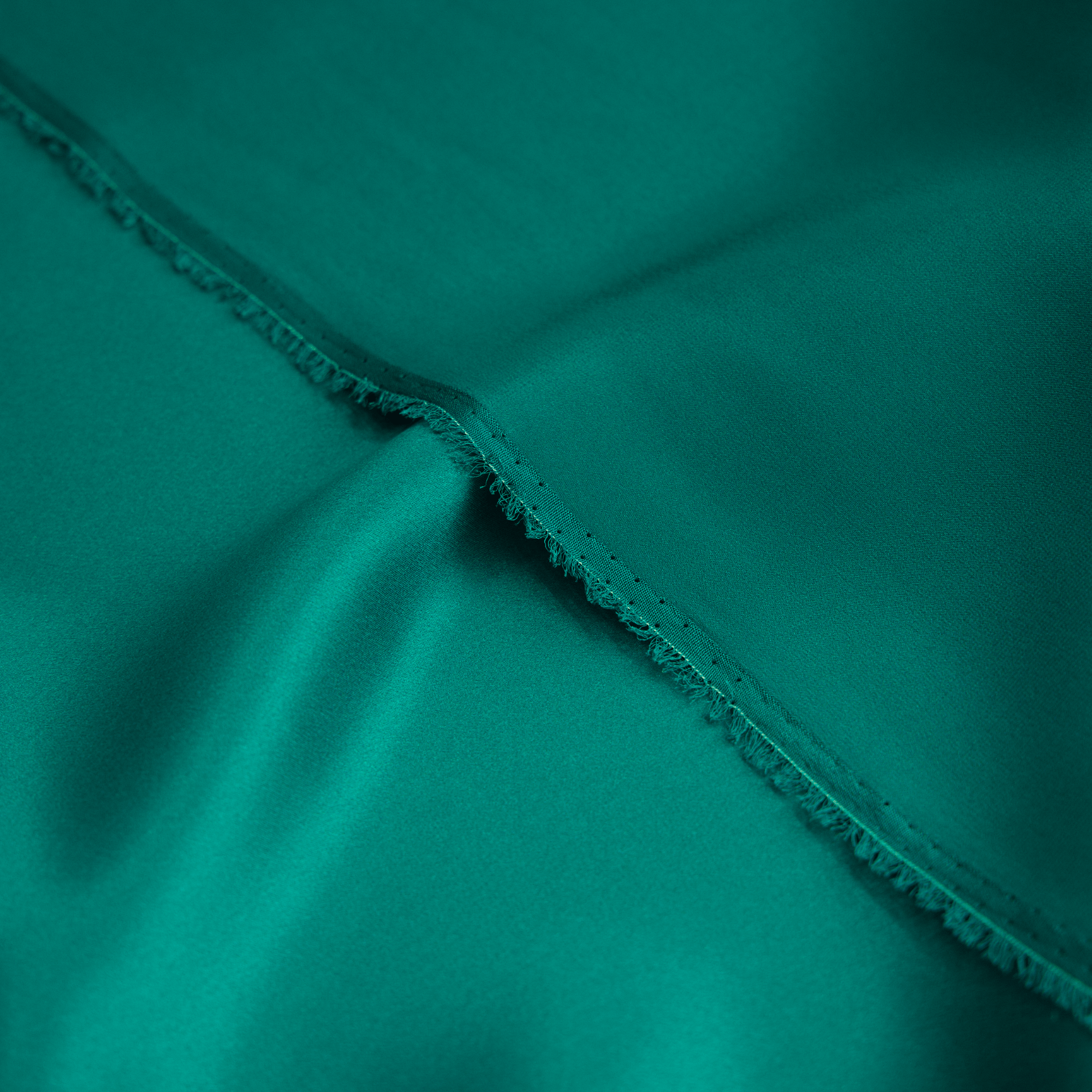 Teal 100% Pure Mulberry Silk Fabric 19mm 44" Width Pre - Cut Silk Fabric - NOCHKA
