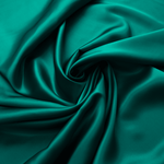 Teal 100% Pure Mulberry Silk Fabric 19mm Cut - to - Size Silk Fabric - NOCHKA
