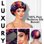 Tie Dye Pure Mulberry Silk Bonnet – Reversible & Durable - NOCHKA

