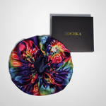 Tie Dye Pure Mulberry Silk Bonnet – Reversible & Durable - NOCHKA
