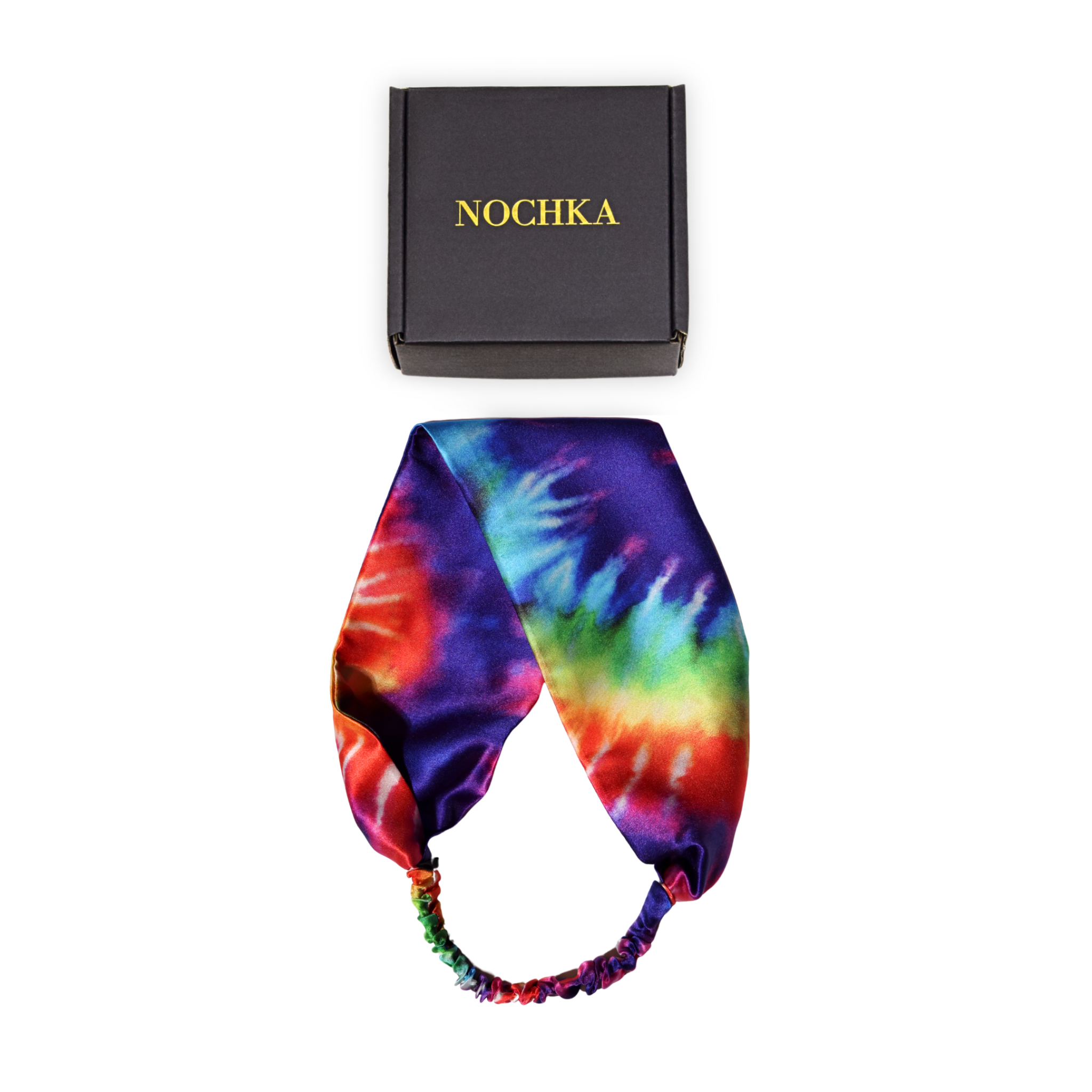 Tie - Dye Pure Silk Headband - NOCHKA
