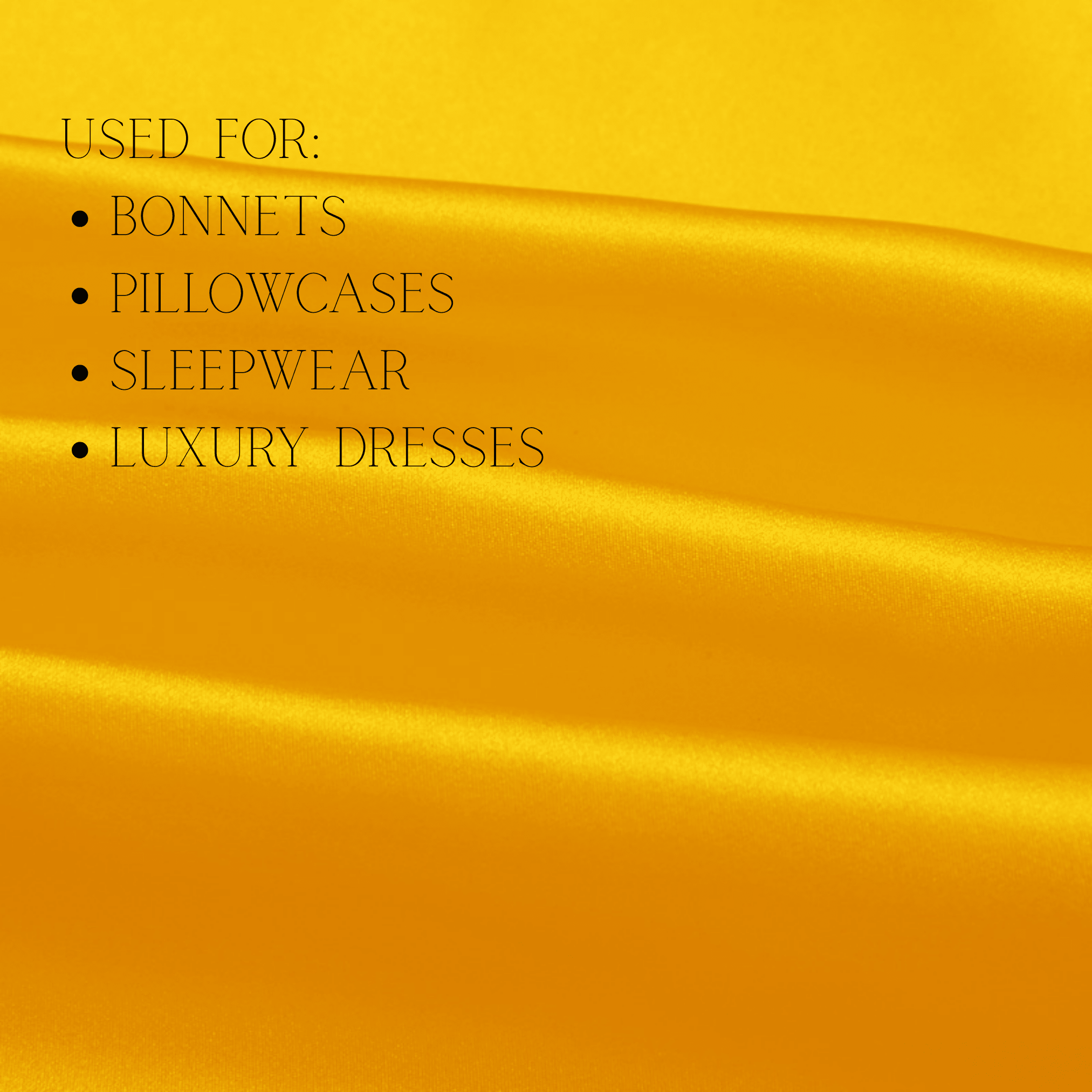 Vibrant Yellow 100% Pure Mulberry Silk Fabric 19mm Cut - to - Size Silk Fabric - NOCHKA
