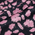 Vintage Pink Print 100% Pure Mulberry Silk Fabric 19mm 54" Width Pre - Cut Silk Fabric - NOCHKA
