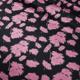 Vintage Pink Print 100% Pure Mulberry Silk Fabric 19mm 54" Width Pre - Cut Silk Fabric - NOCHKA

