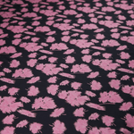 Vintage Pink Print 100% Pure Mulberry Silk Fabric 19mm 54" Width Pre - Cut Silk Fabric - NOCHKA
