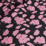 Vintage Pink Print 100% Pure Mulberry Silk Fabric 19mm 54" Width Pre - Cut Silk Fabric - NOCHKA
