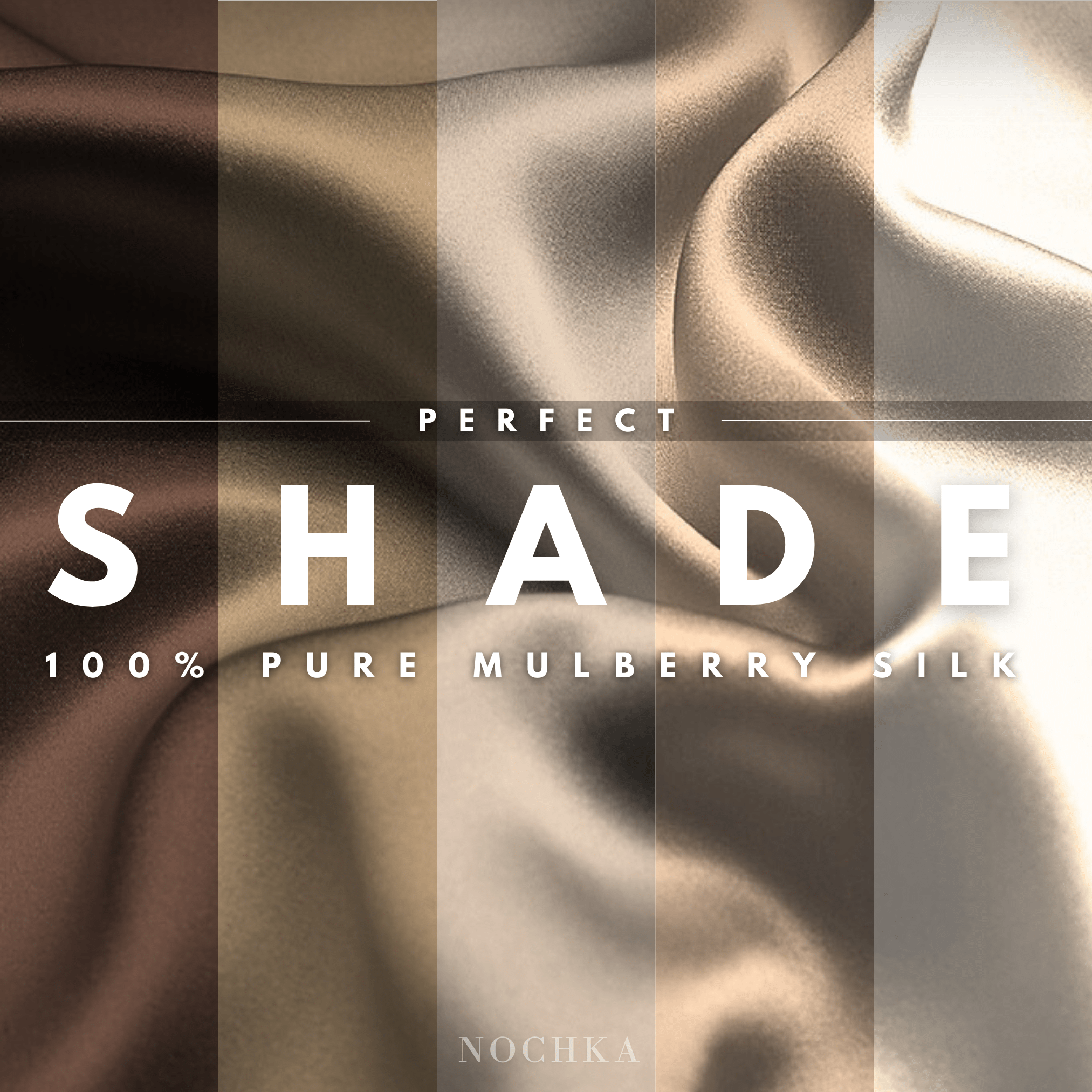Wheat Shades Ultra - Skinny Silk Scrunchies (Set of 5) - NOCHKA
