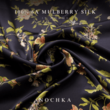 Wild Rose & Olive Reversible Bonnet with Thin Ties - NOCHKA
