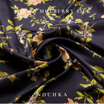 Wild Rose Pure Silk Headband - NOCHKA
