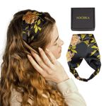Wild Rose Pure Silk Headband - NOCHKA
