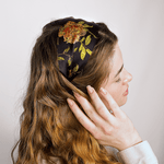 Wild Rose Pure Silk Headband - NOCHKA
