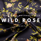 Wild Rose Ultra - Skinny Silk Scrunchies (Set of 5) - NOCHKA
