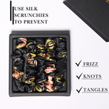 Wild Rose Ultra - Skinny Silk Scrunchies (Set of 5) - NOCHKA
